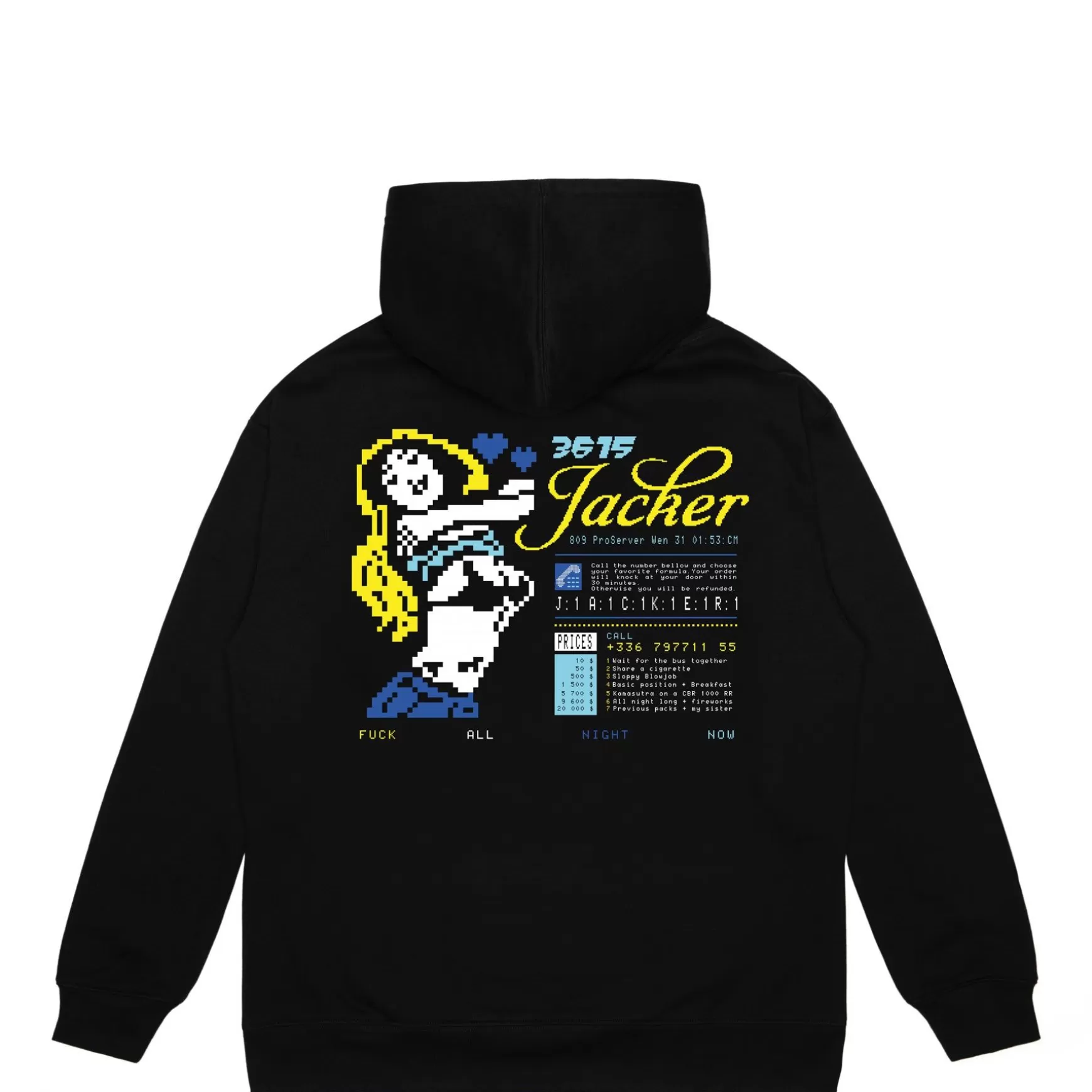 Jacker Sweatshirts>3615 Hoodie-Black