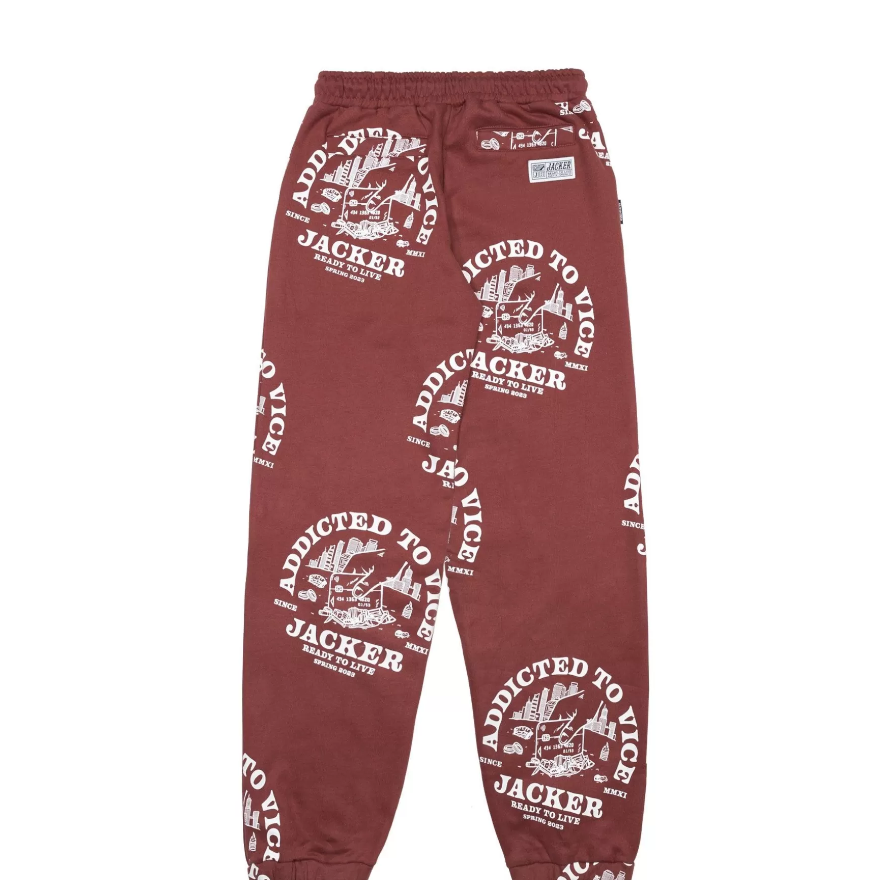 Jacker Pants & Shorts>Addicted-Sweatpant-Brick