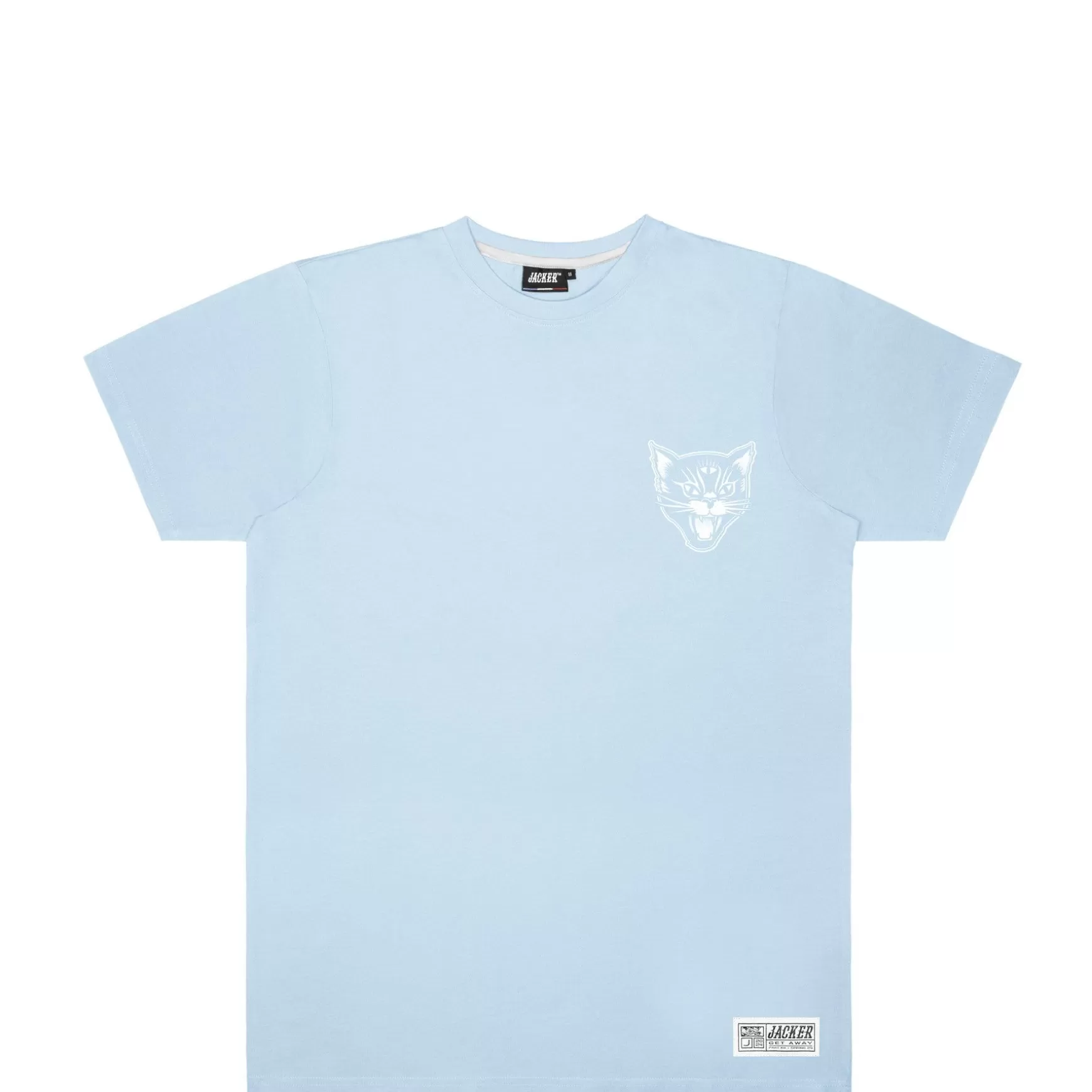 Jacker T-Shirts>Black Cats T-Shirt-Baby Blue