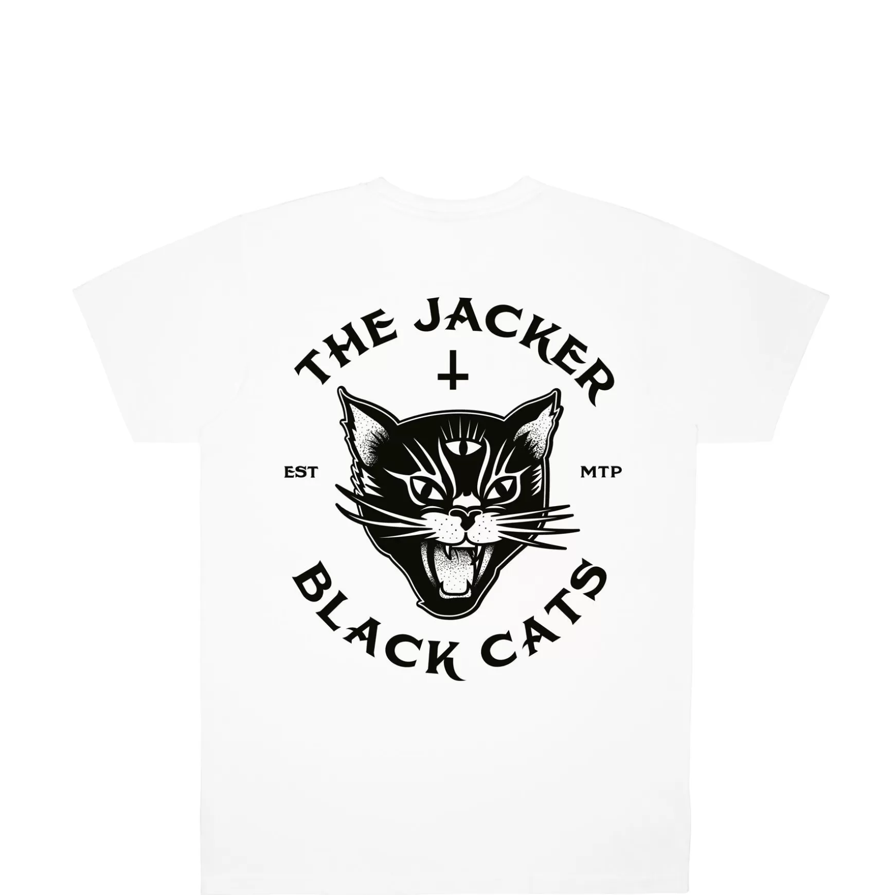 Jacker T-Shirts>Black Cats-T-Shirt-White