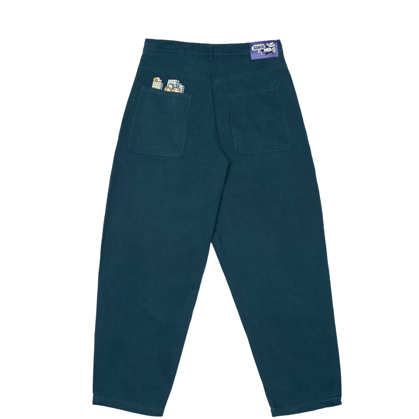 Jacker Pants & Shorts>City Tour Extra Baggy Pant-Petrol Blue