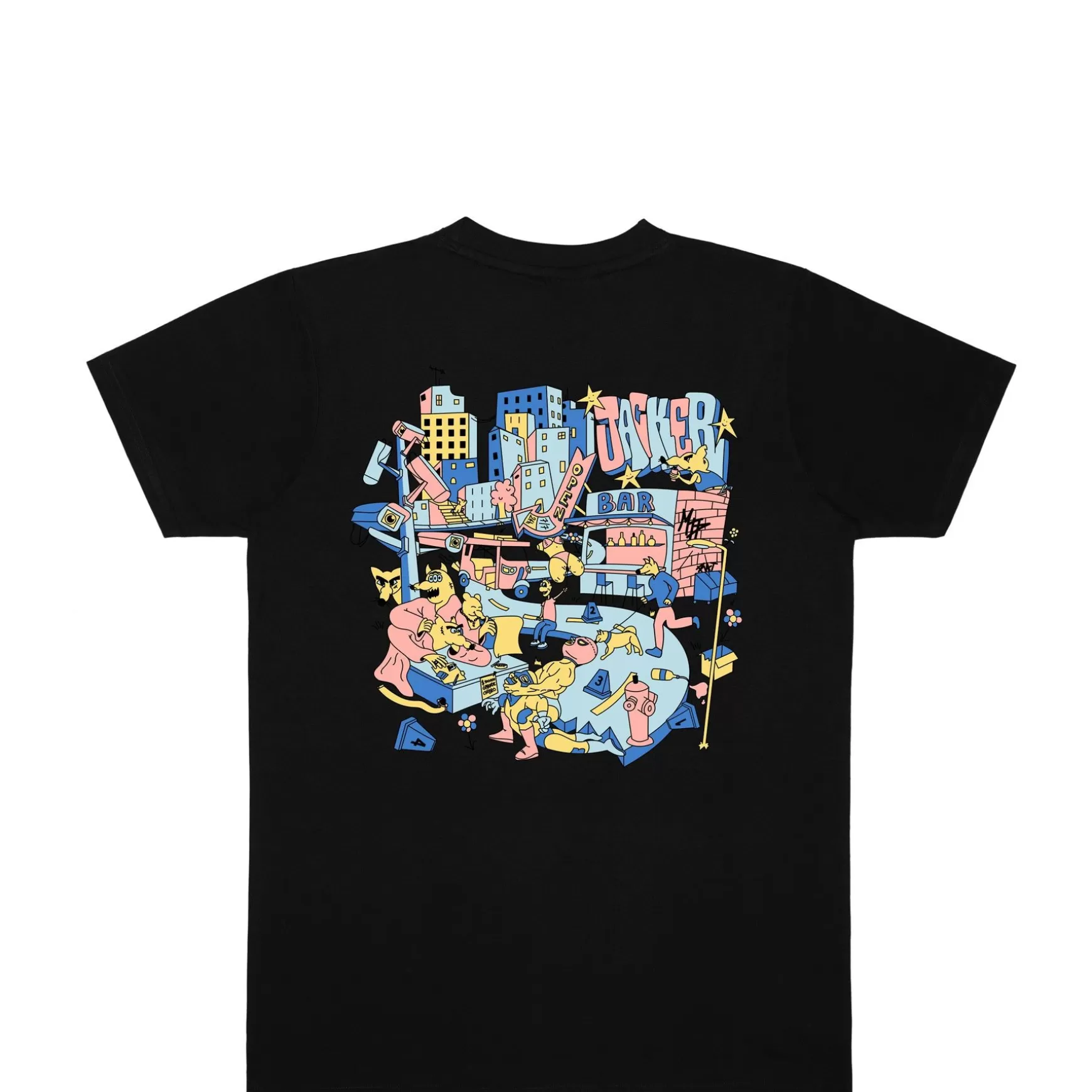 Jacker T-Shirts>City Tour T-Shirt-Black