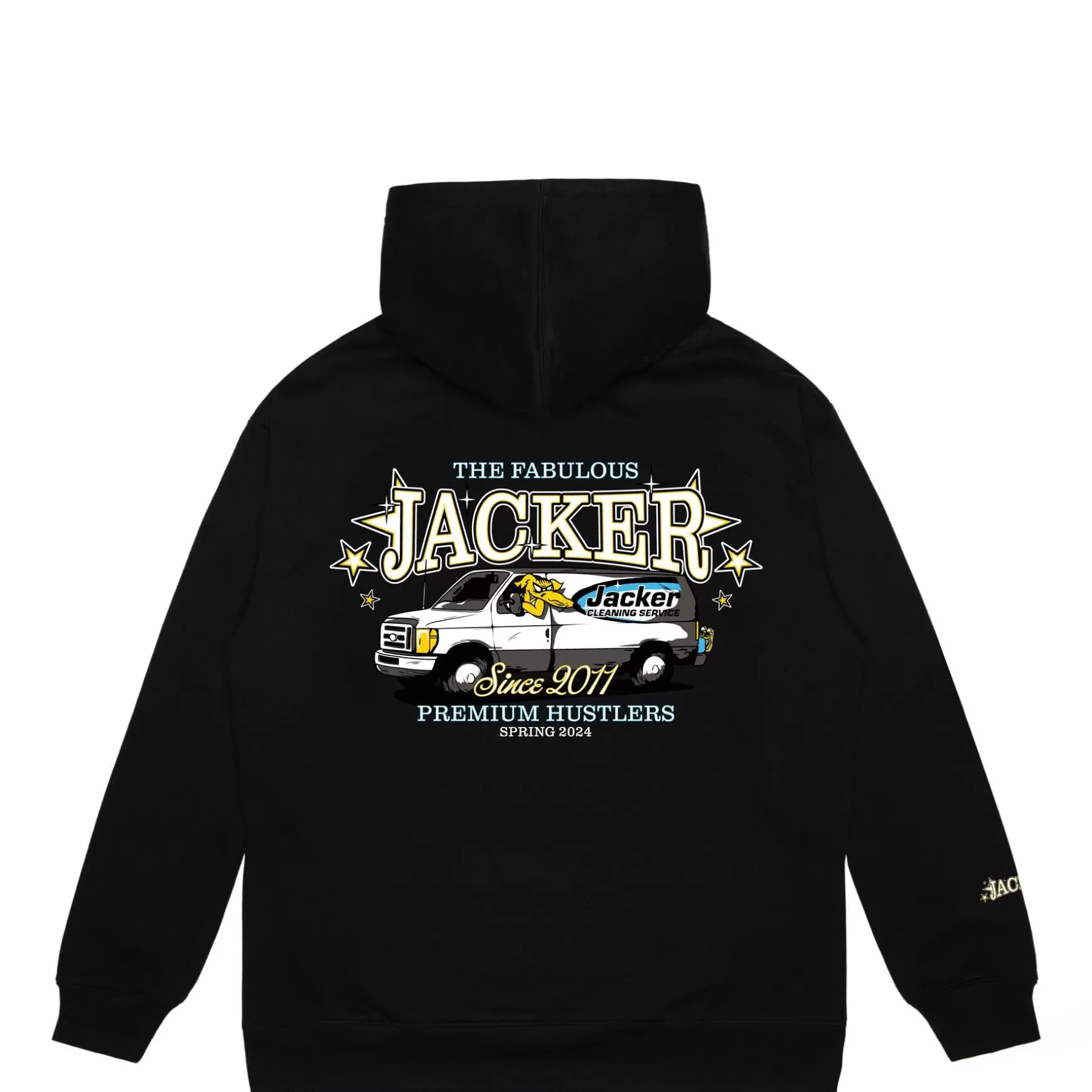 Jacker Sweatshirts>Cleaner Hoodie-Black