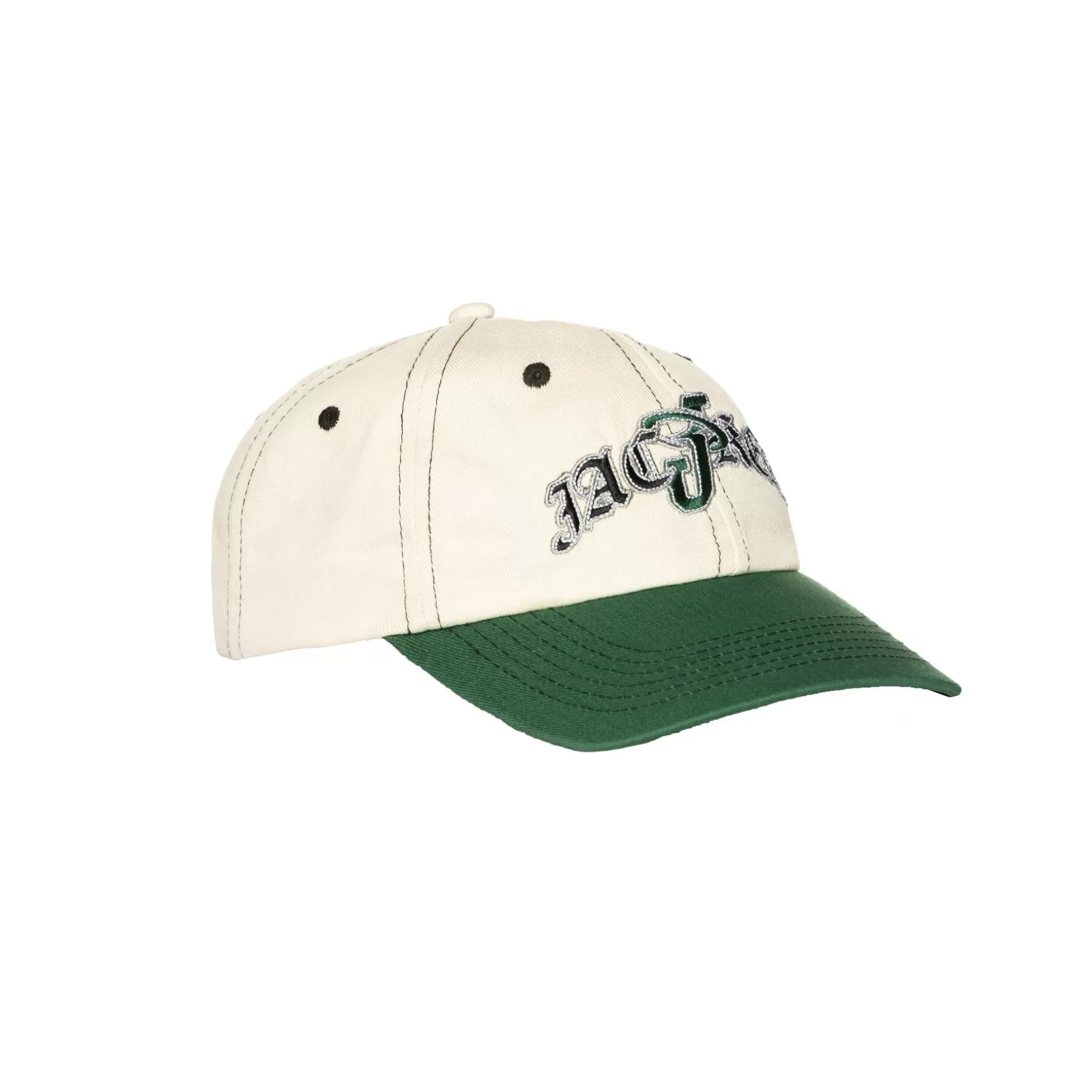 Jacker Headwear>Double Jay Cap-Beige/Green