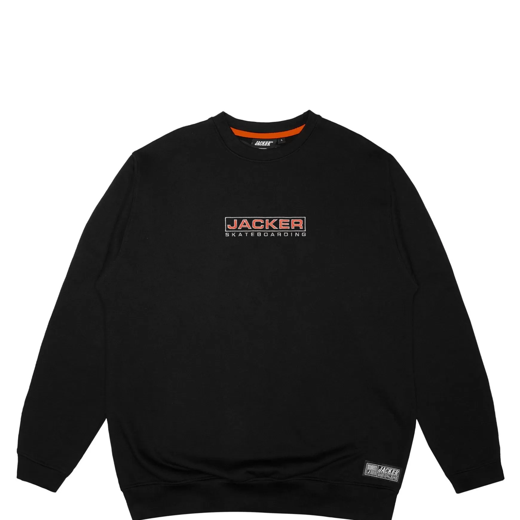 Jacker Sweatshirts>Euroskate Logo-Crewneck-Black