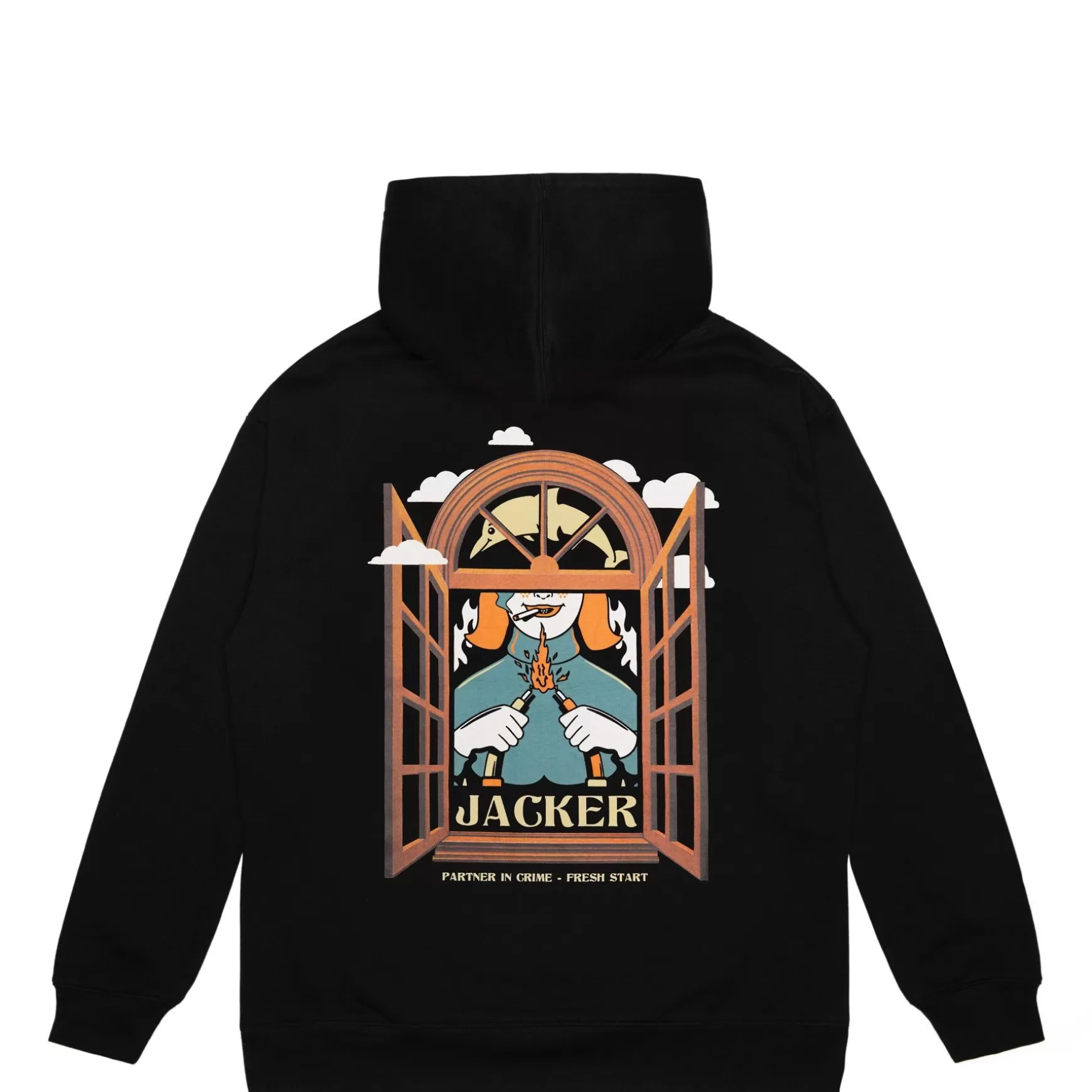 Jacker Sweatshirts>Fresh Start-Hoodie-Black