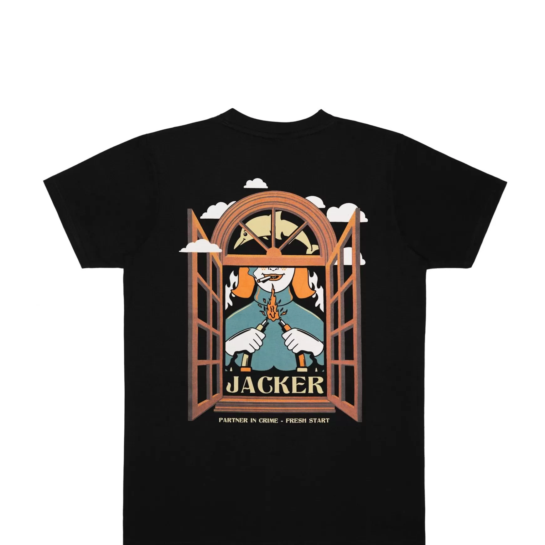 Jacker T-Shirts>Fresh Start-T-Shirt-Black