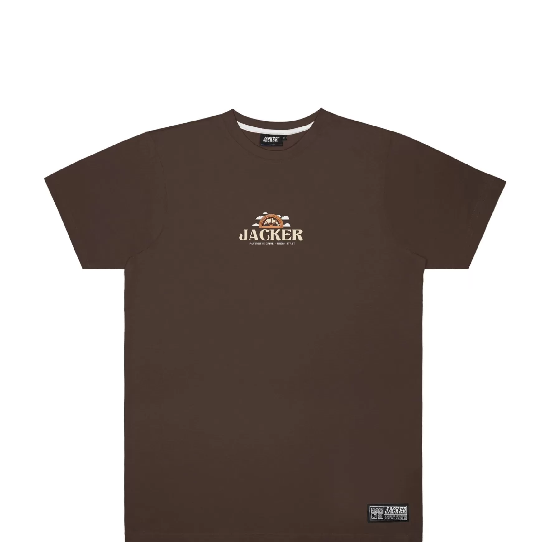 Jacker T-Shirts>Fresh Start-T-Shirt-Brown