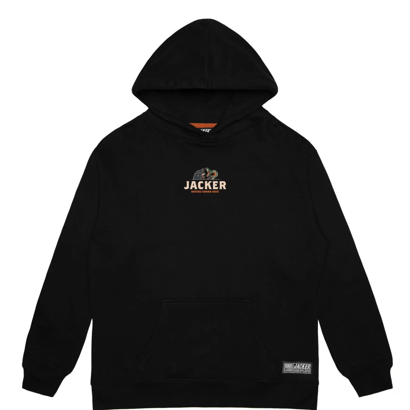 Jacker Sweatshirts>Haters-Hoodie-Black