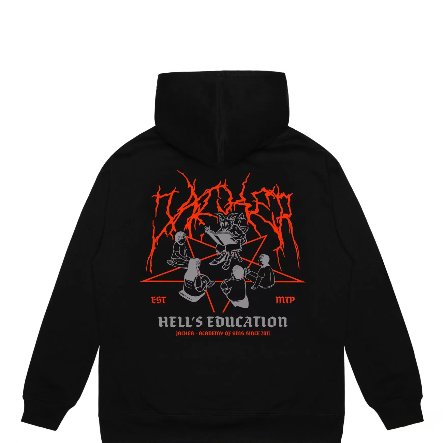 Jacker Sweatshirts>Hell'S Education-Hoodie-Black