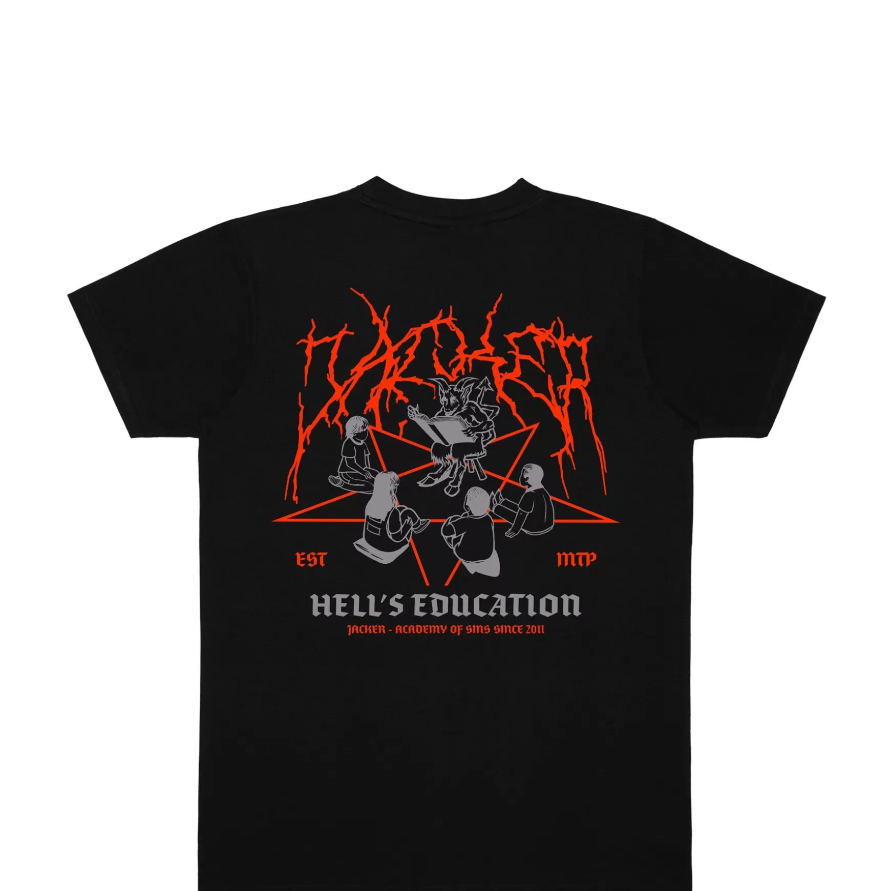 Jacker T-Shirts>Hell'S Education-T-Shirt-Black