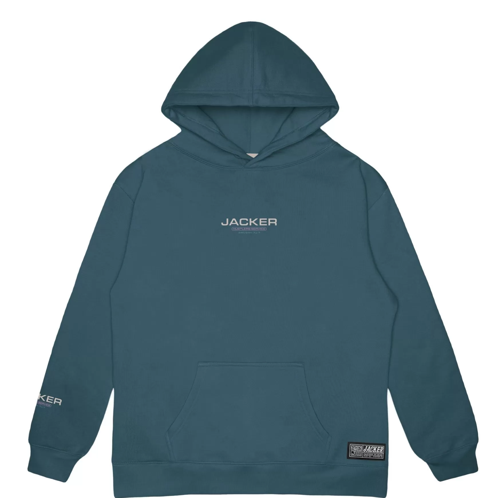 Jacker Sweatshirts>Hustler Service-Hoodie-Blue