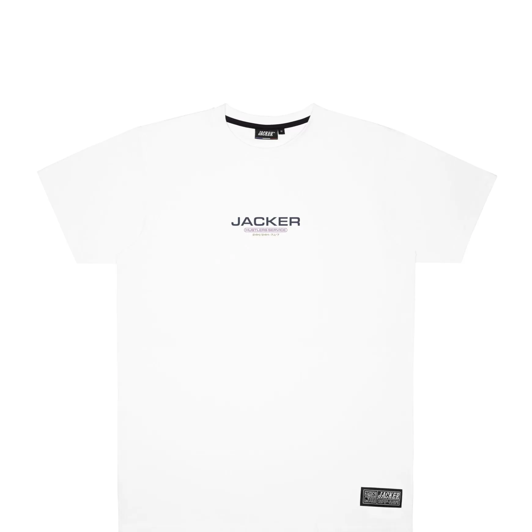 Jacker T-Shirts>Hustler Service-T-Shirt-White