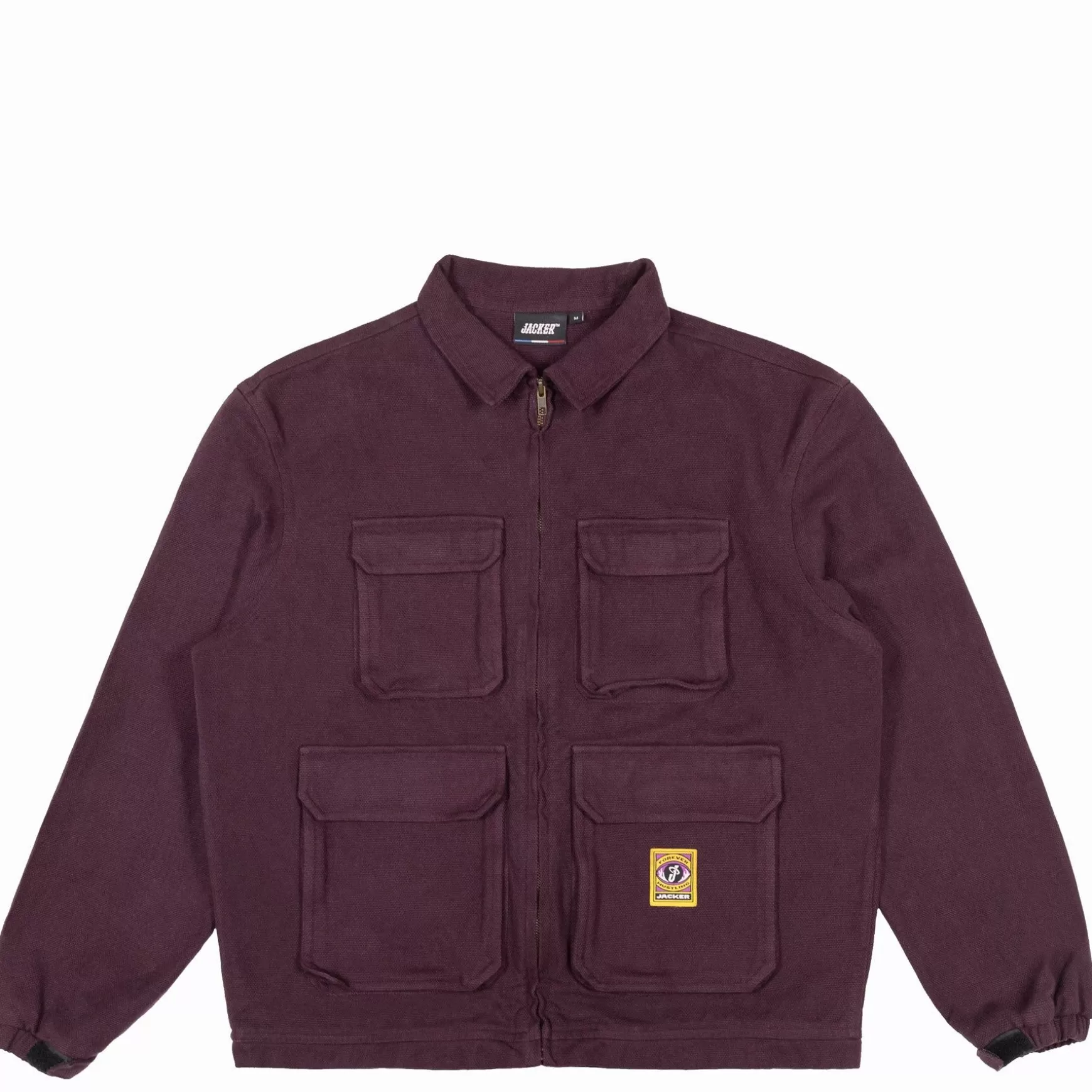 Jacker Jackets>Hustlers Dyed-Jacket-Purple