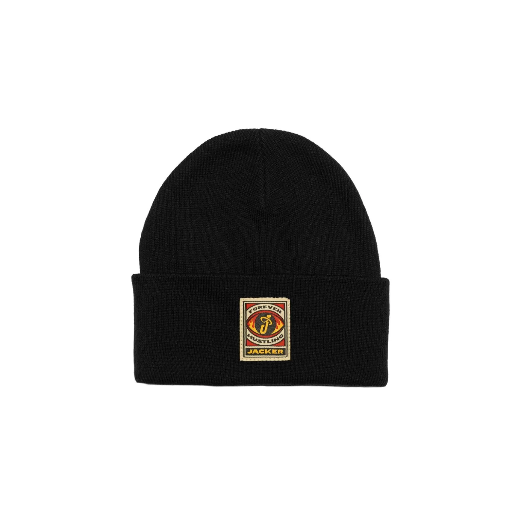 Jacker Headwear>Hustlers-Beanie-Black