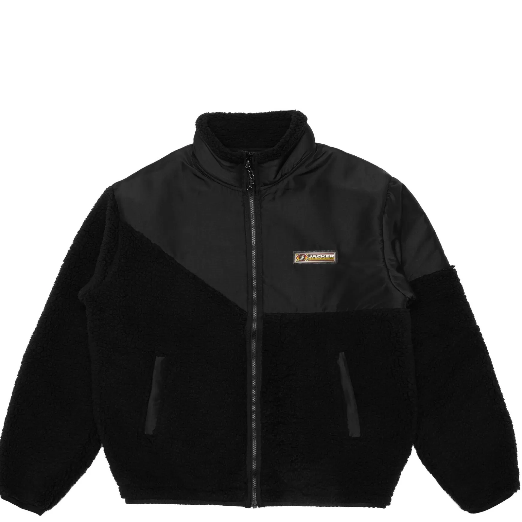 Jacker Jackets>Hustlers-Jacket Sherpa-Black