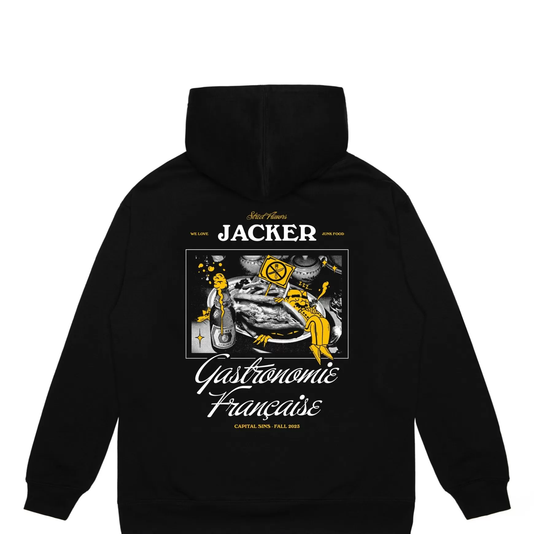 Jacker Sweatshirts>Junk Food-Hoodie-Black