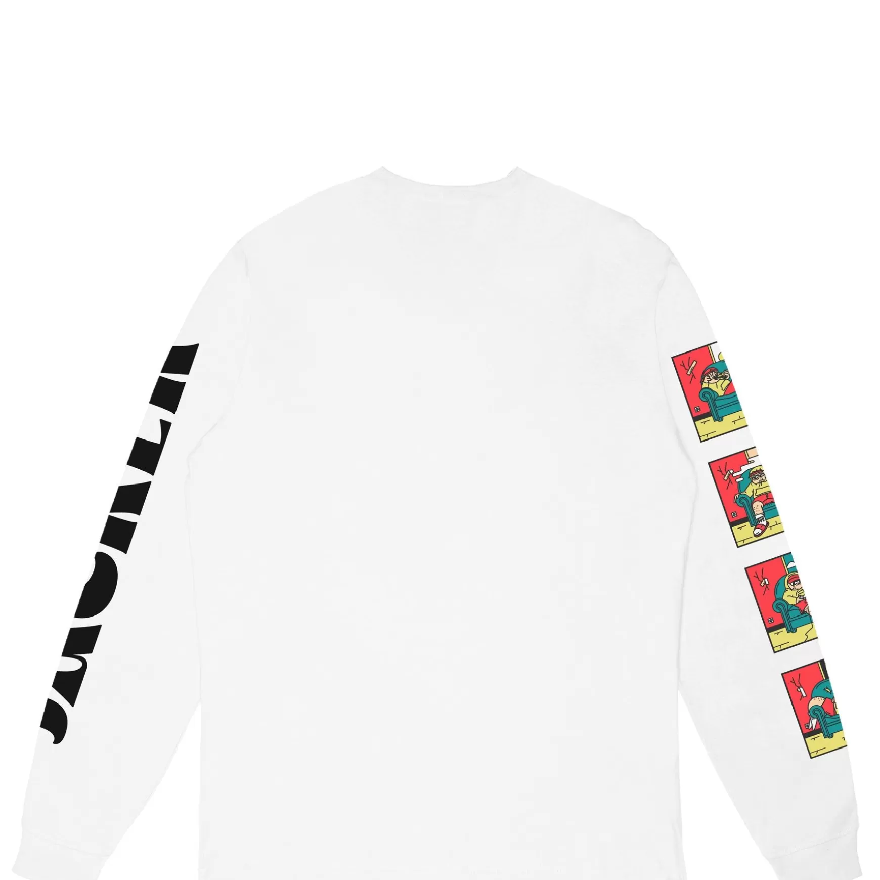 Jacker T-Shirts>Lazy-Long Sleeves-White