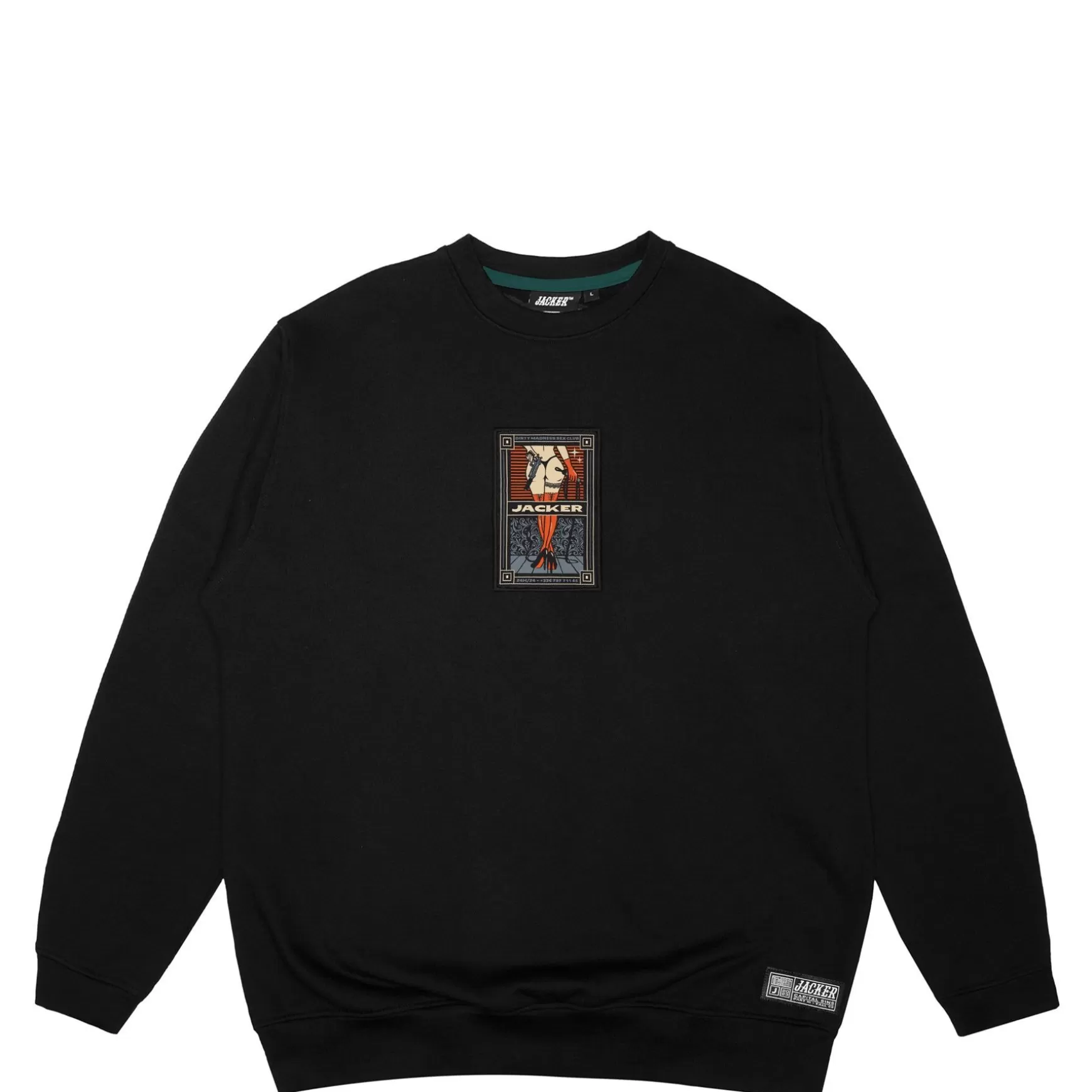 Jacker Sweatshirts>Lust-Crewneck-Black