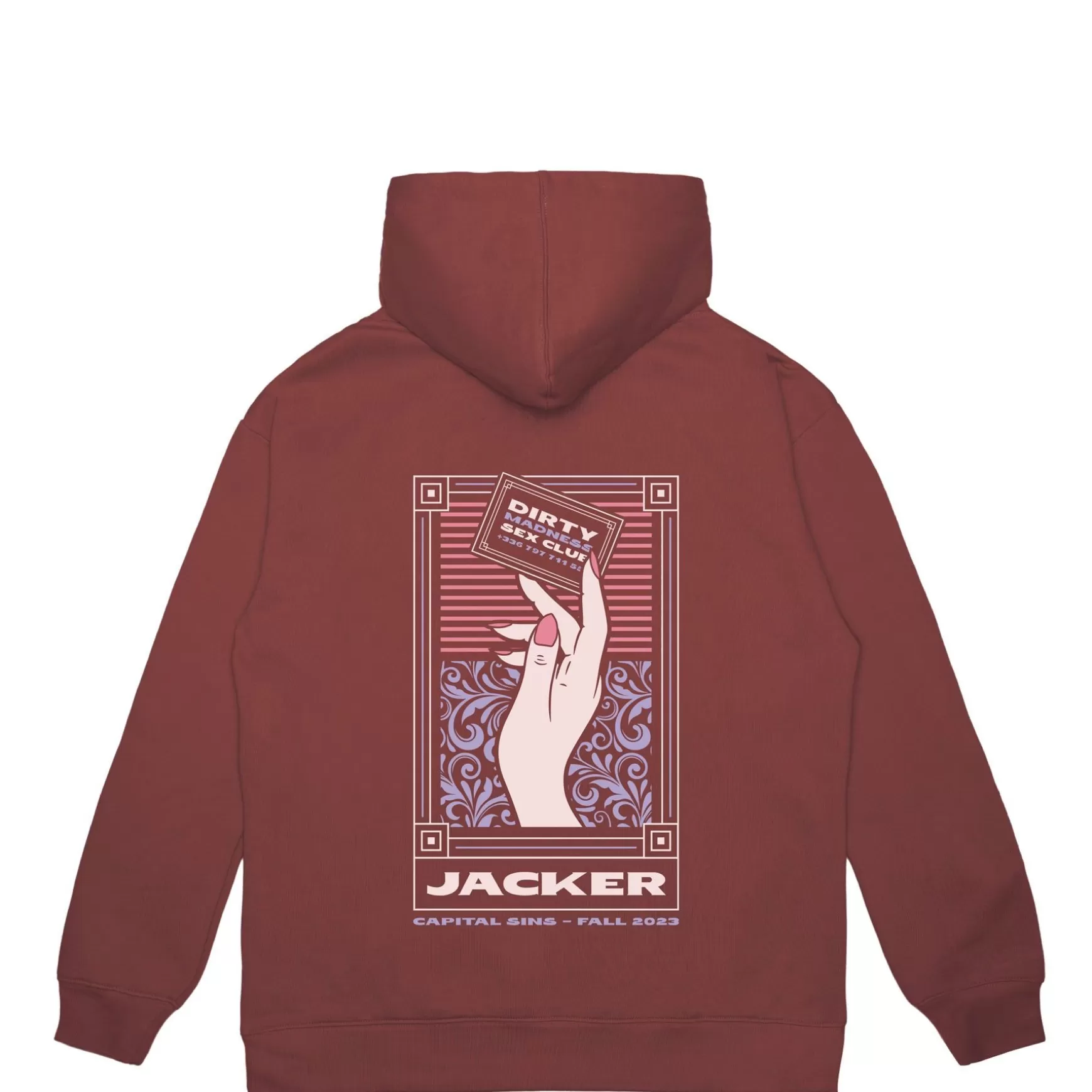 Jacker Sweatshirts>Lust-Hoodie-Brick