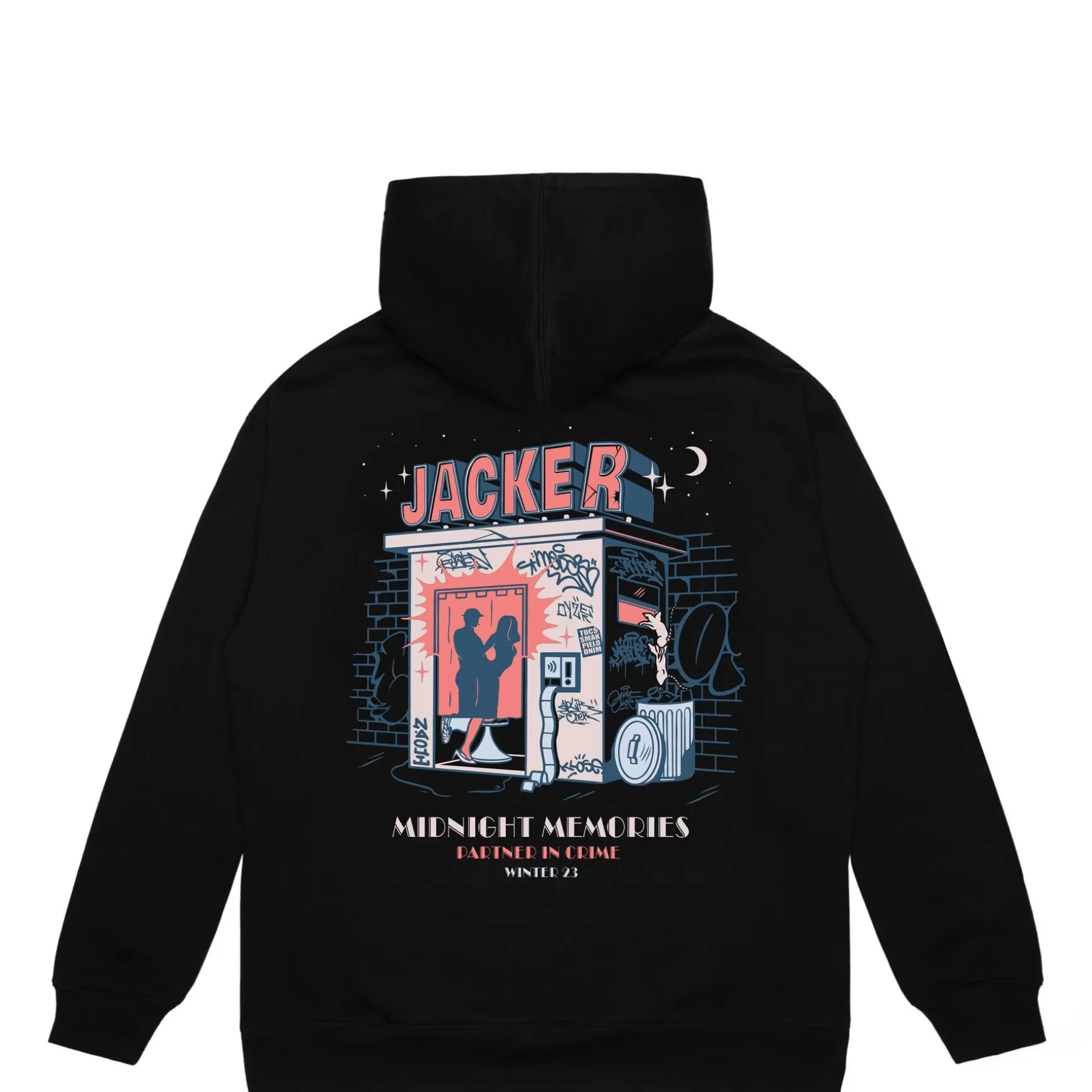 Jacker Sweatshirts>Memories-Hoodie-Black