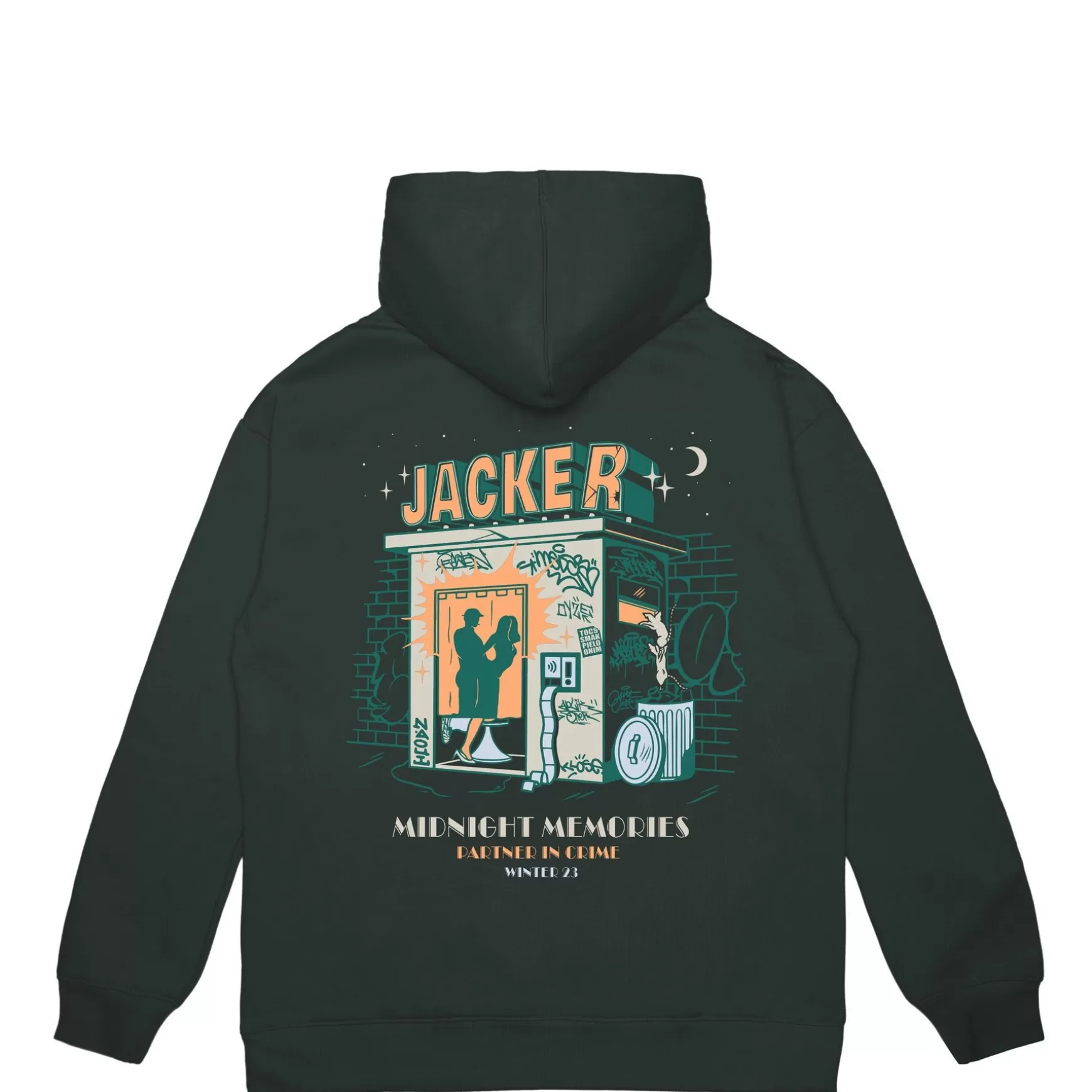 Jacker Sweatshirts>Memories-Hoodie-Green