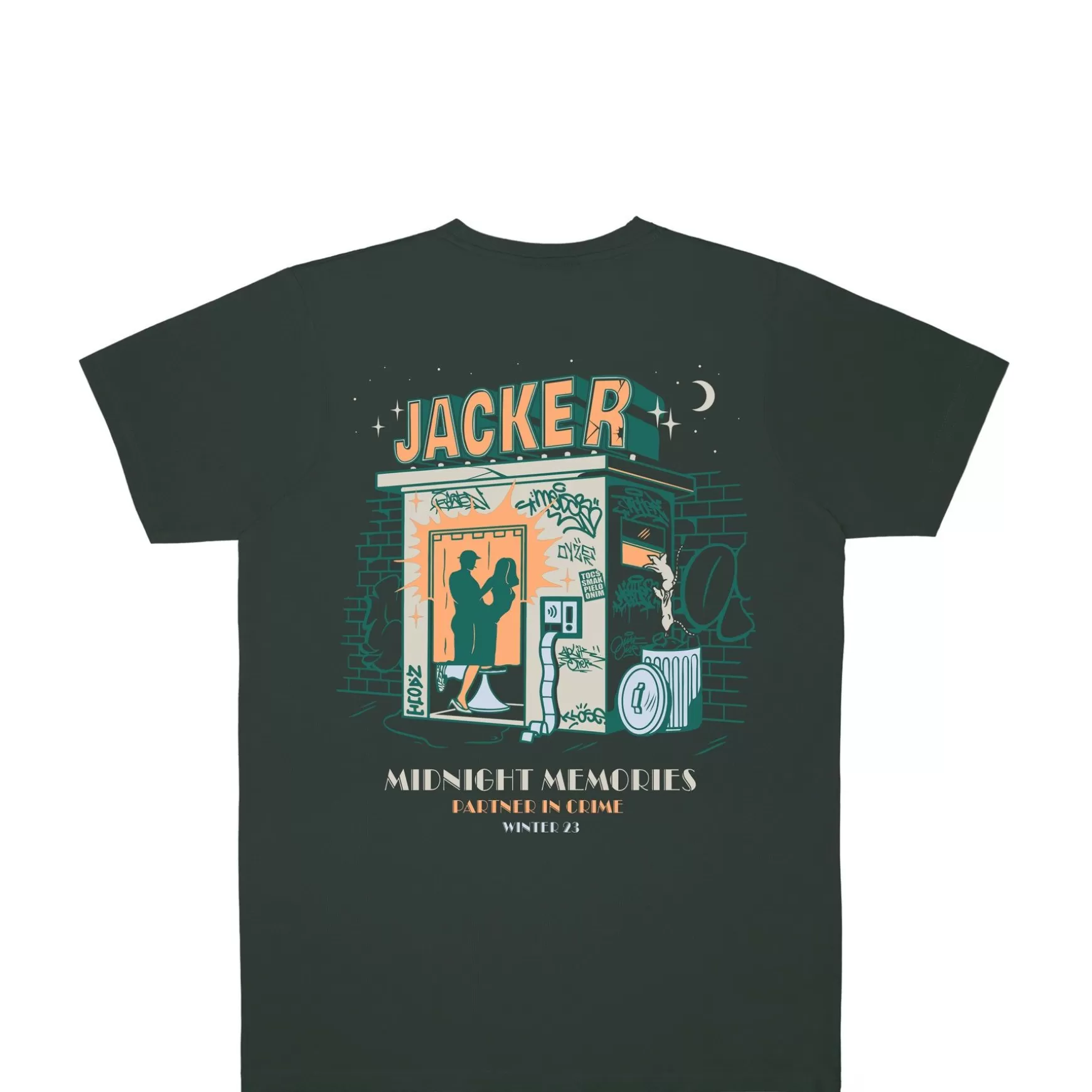 Jacker T-Shirts>Memories-T-Shirt-Green