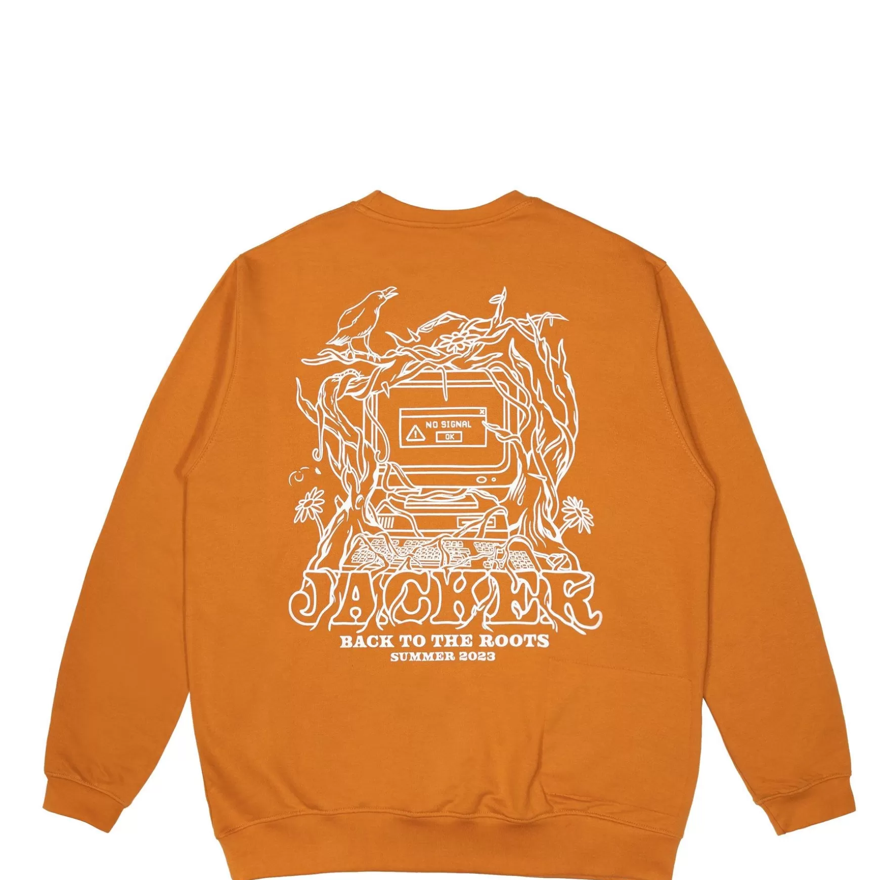 Jacker Sweatshirts>No Signal-Crewneck-Caramel