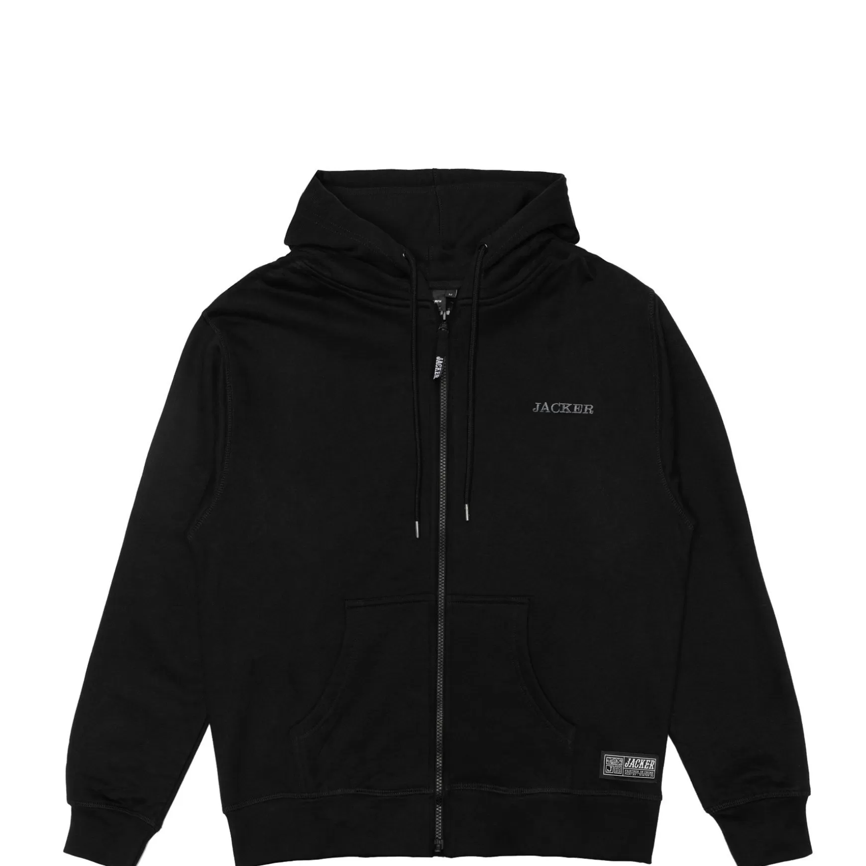 Jacker Sweatshirts>Notorious-Zipped Hoodie-Black