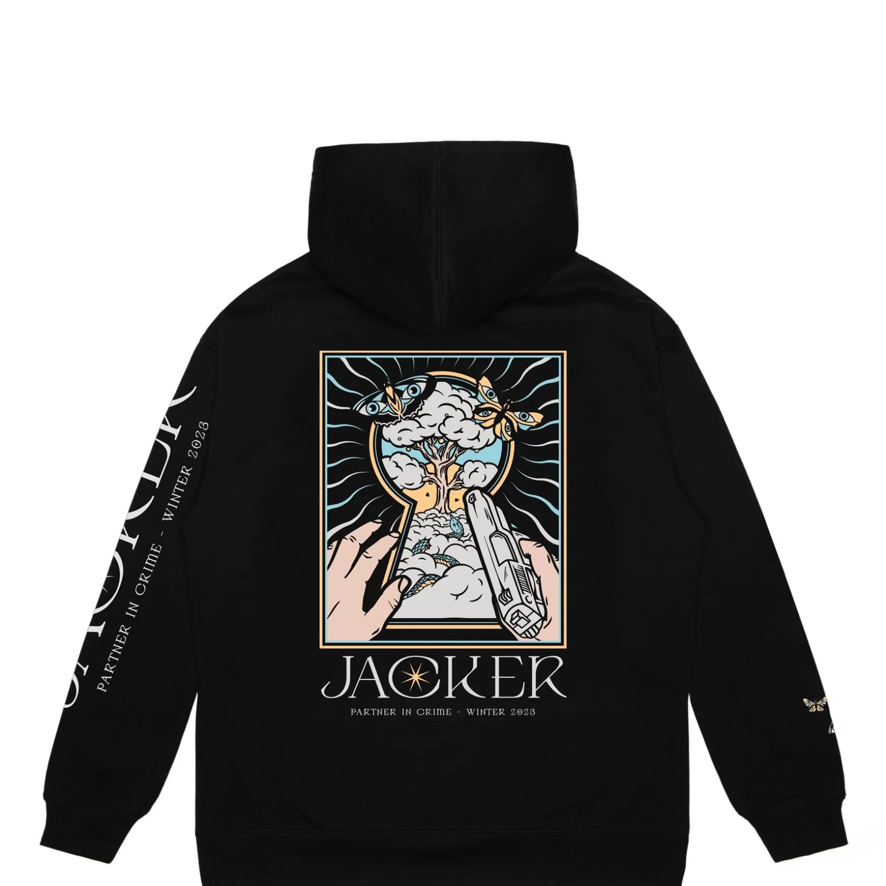 Jacker Sweatshirts>Paradise-Hoodie-Black