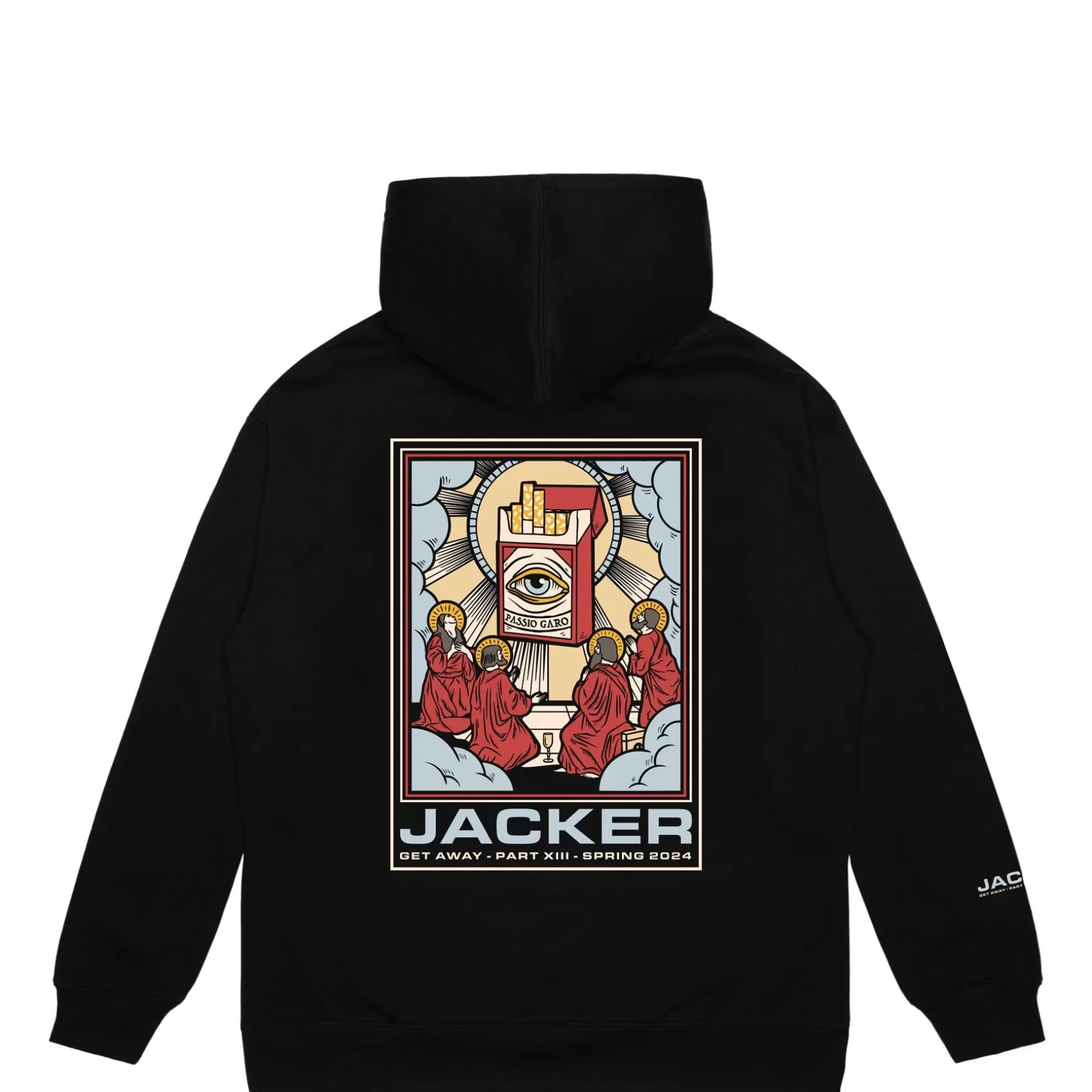 Jacker Sweatshirts>Passio Garo Hoodie-Black