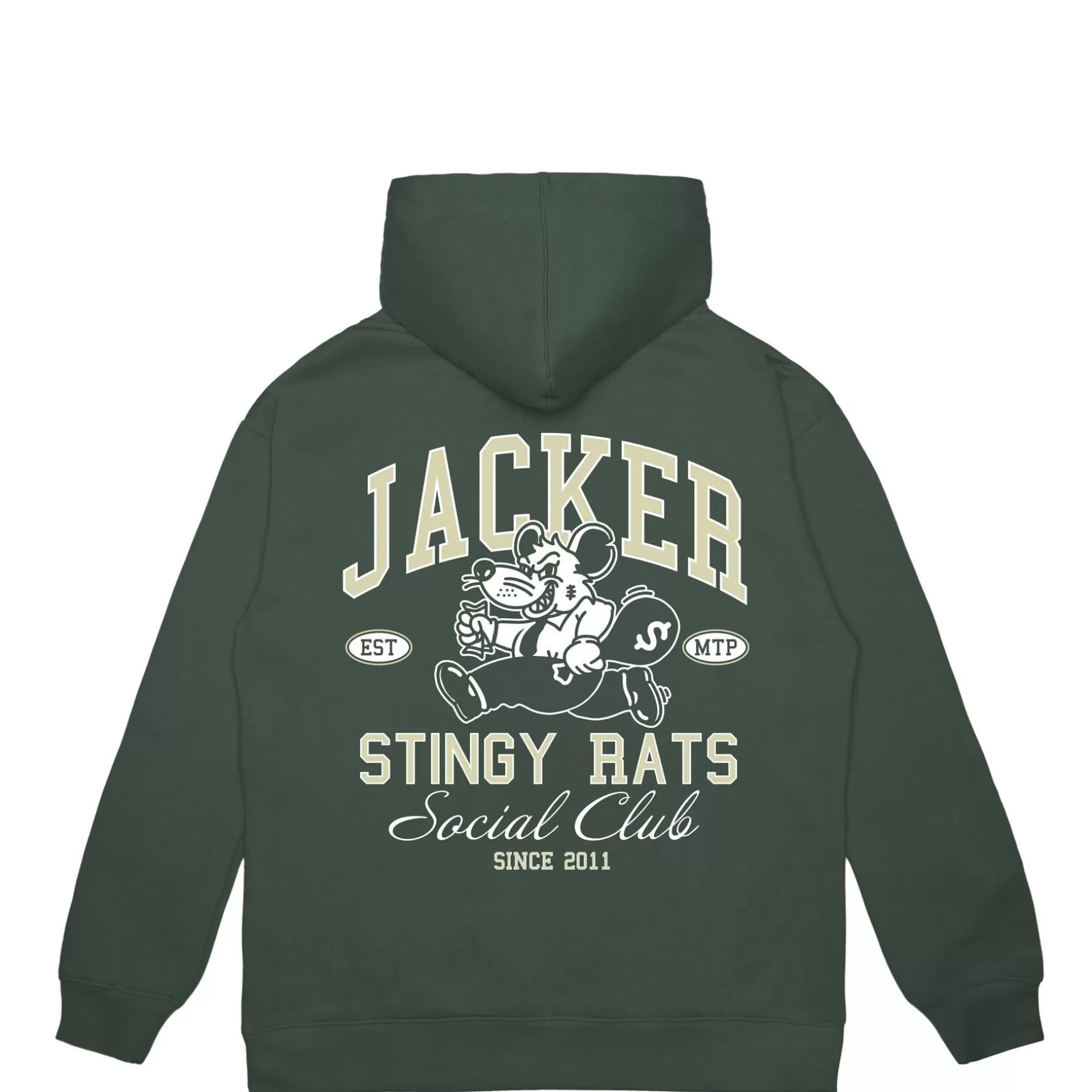 Jacker Sweatshirts>Stingy-Hoodie-Green