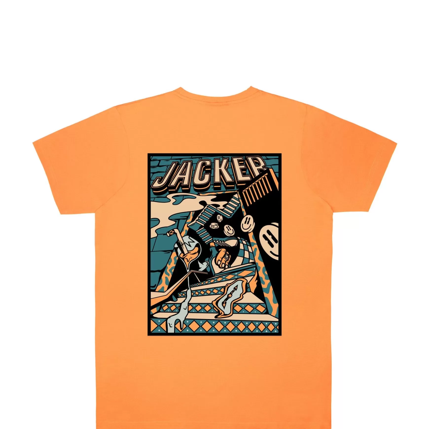 Jacker T-Shirts>Therapy T-Shirt-Orange